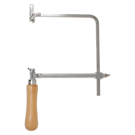 Excel Blades Adjustable Jewelers Saw, 7.5" x 5.5" Medium Piercing Saw Handle, 10pk 55690